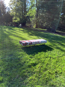 Contemporary 3-Seat Bench with Stainless Frame